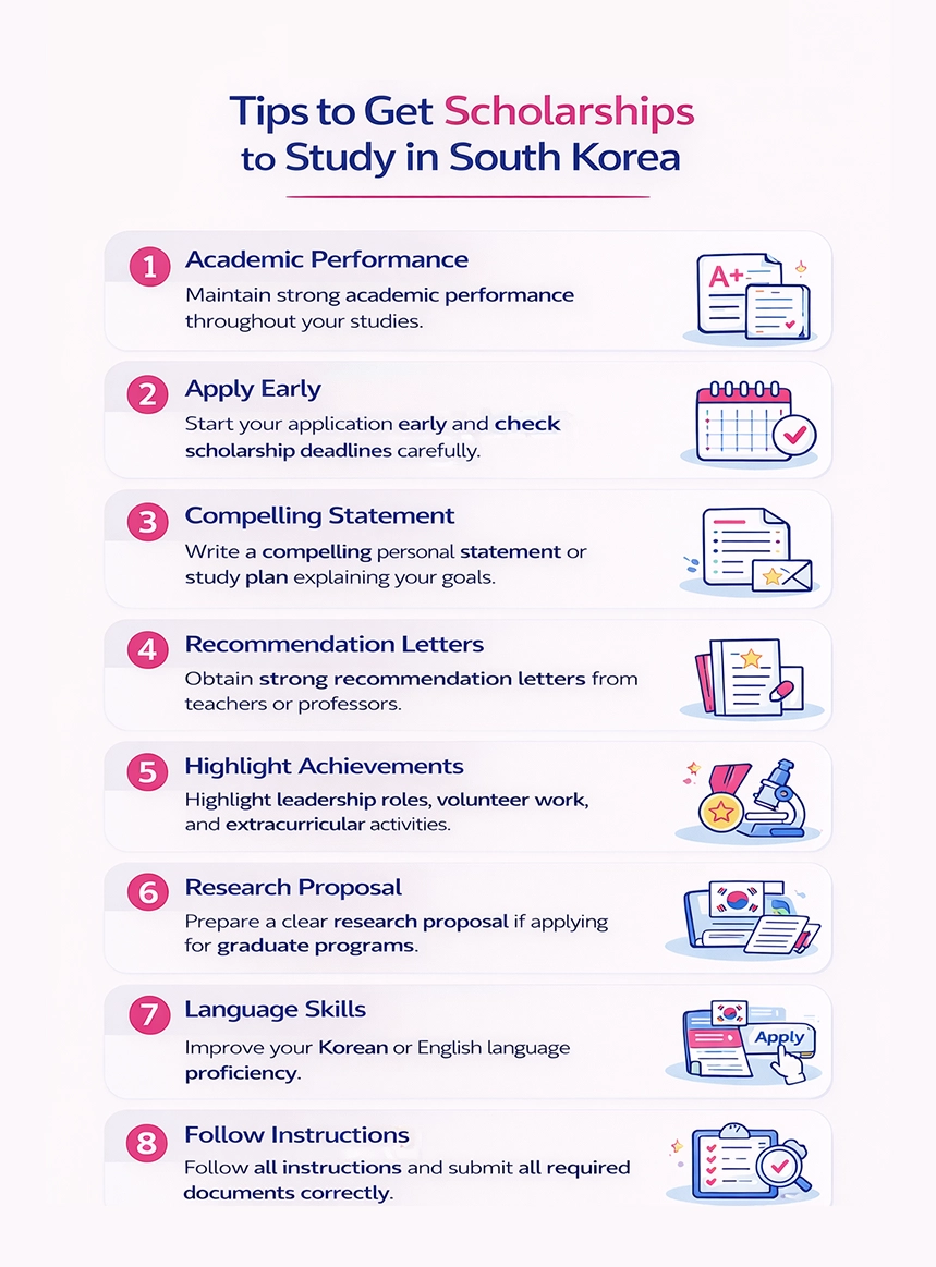 Scholarship to study in South Korea