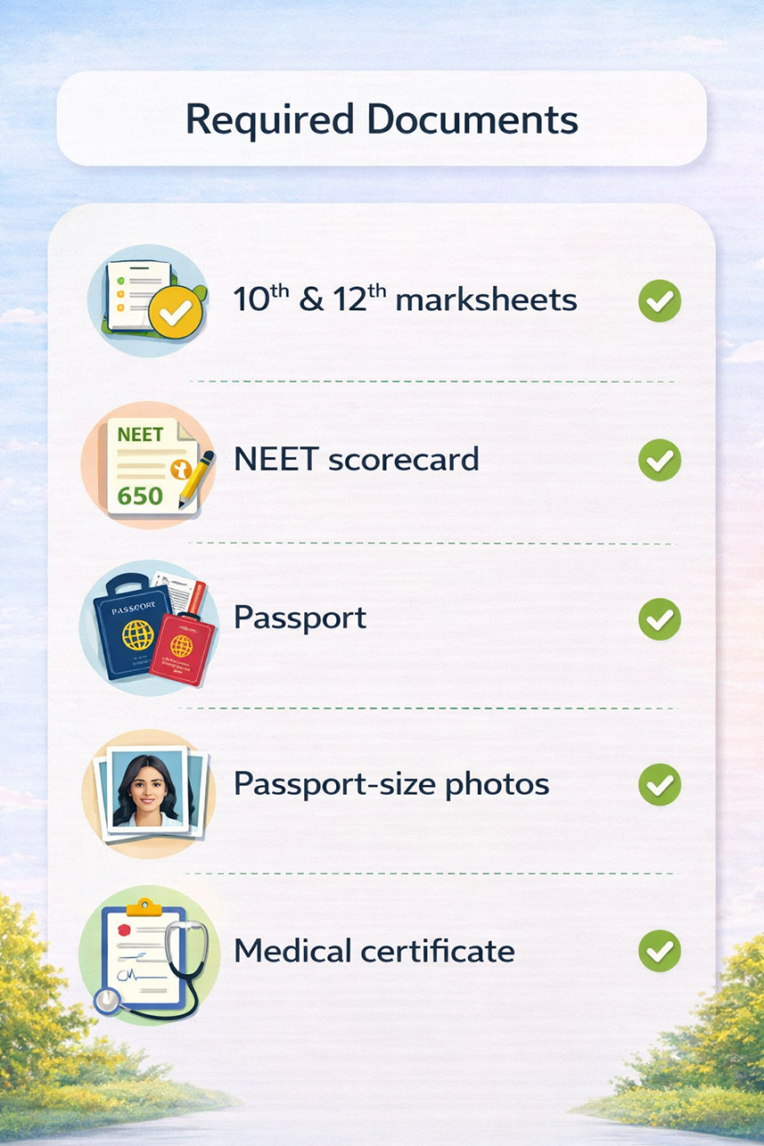 Admission in a Medical Georgian University