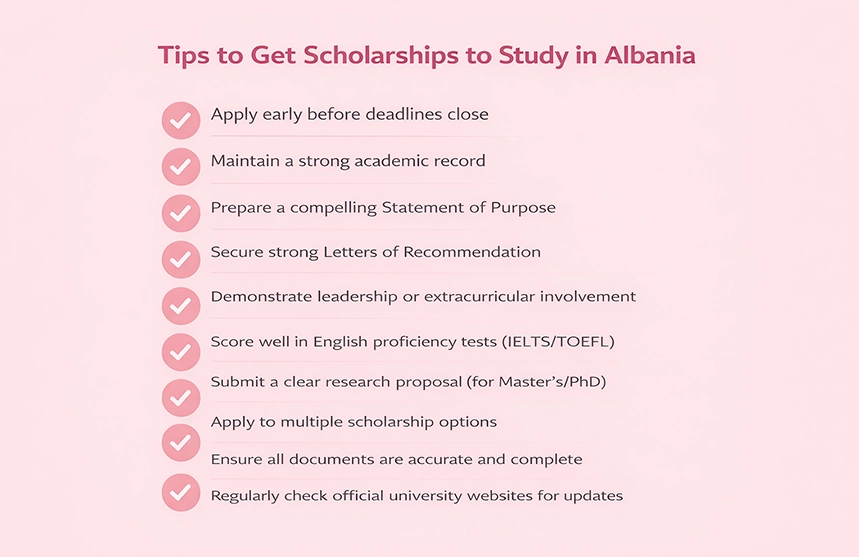 Scholarships to study in Albania